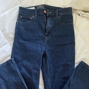 Vintage slim sky high rise jeans